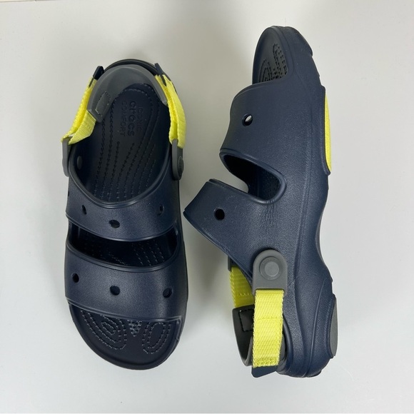 Crocs | Unisex All Terrain Sandal Navy Yellow | 6 main image 7